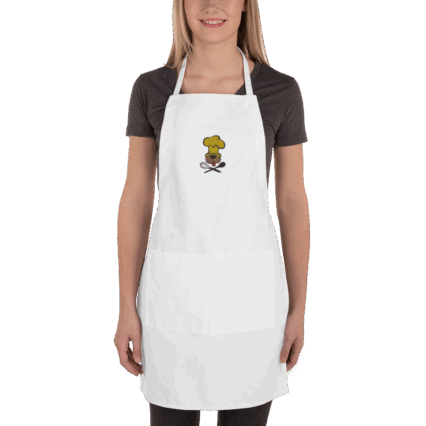 Embroidered Apron Dog Chef