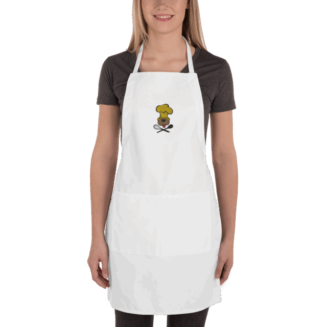 Embroidered Apron Dog Chef