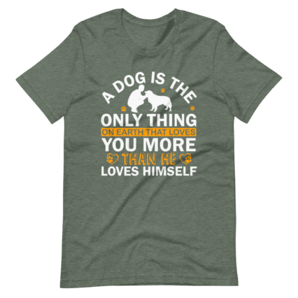 Short-Sleeve Unisex T-Shirt Dogs Love