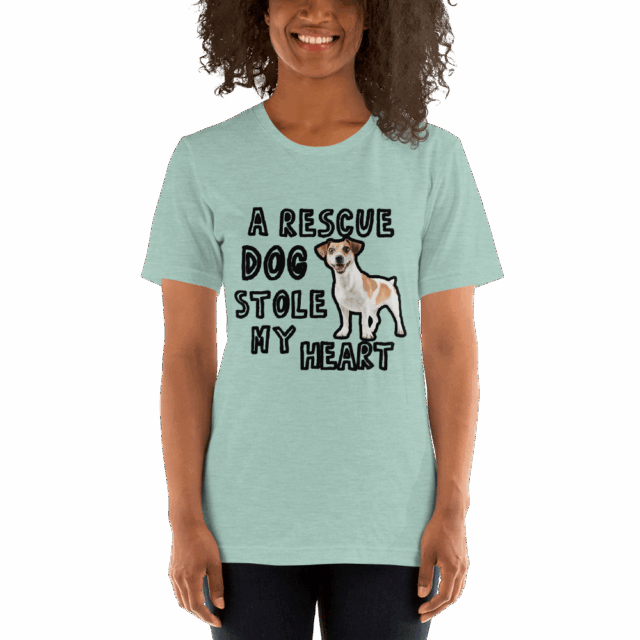 Short-Sleeve Unisex T-Shirt Rescue Dog - Image 4