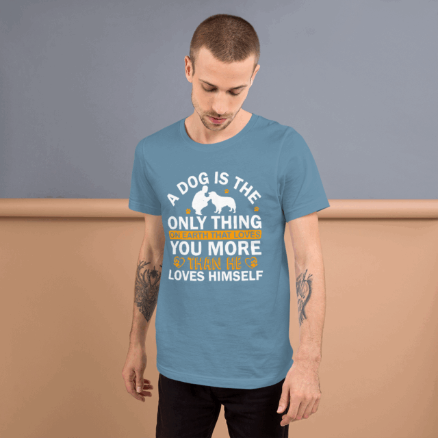 Short-Sleeve Unisex T-Shirt Dogs Love - Image 3
