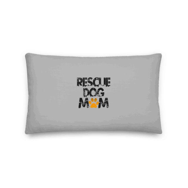 Premium Pillow Rescue Dog Mom - Image 2