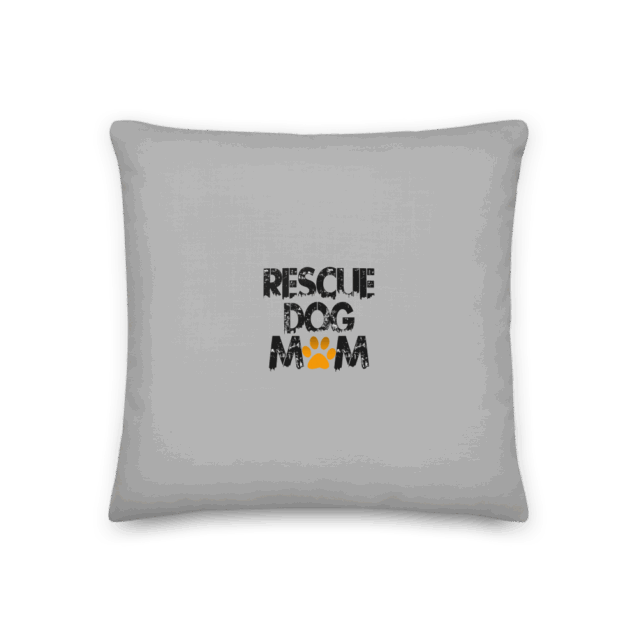Premium Pillow Rescue Dog Mom - Image 4