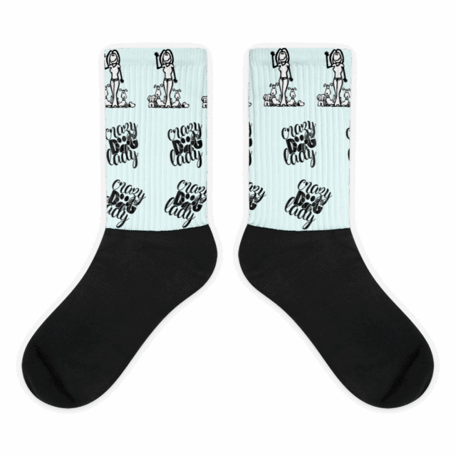 Socks Crazy Dog Lady