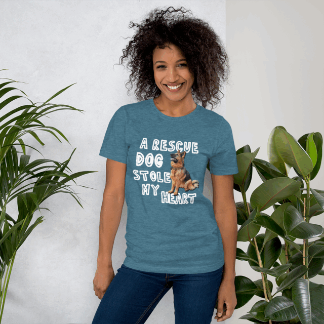 Short-Sleeve Unisex T-Shirt Rescue GSD - Image 2