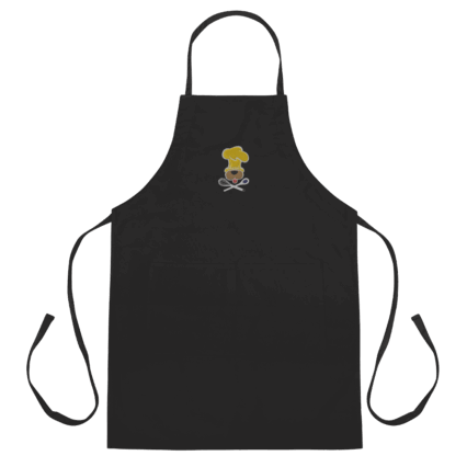 Embroidered Apron Chef White
