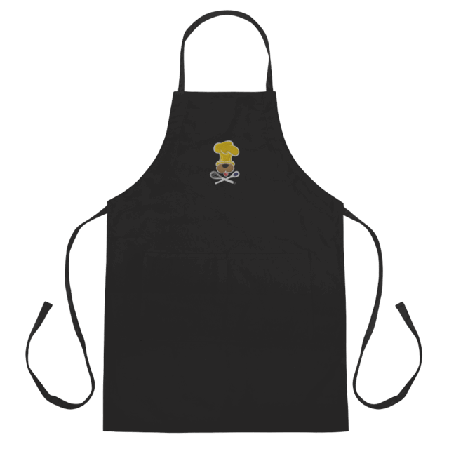 Embroidered Apron Chef White
