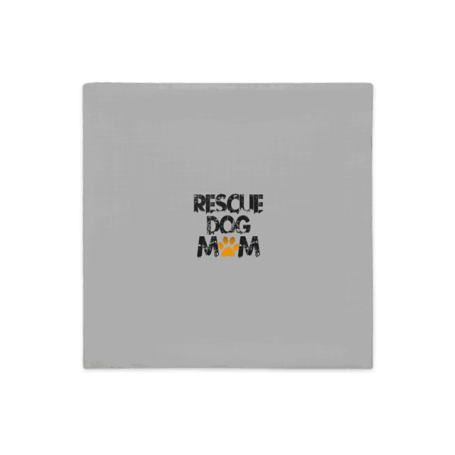 Premium Pillow Case Rescue Dog Mom - Image 4