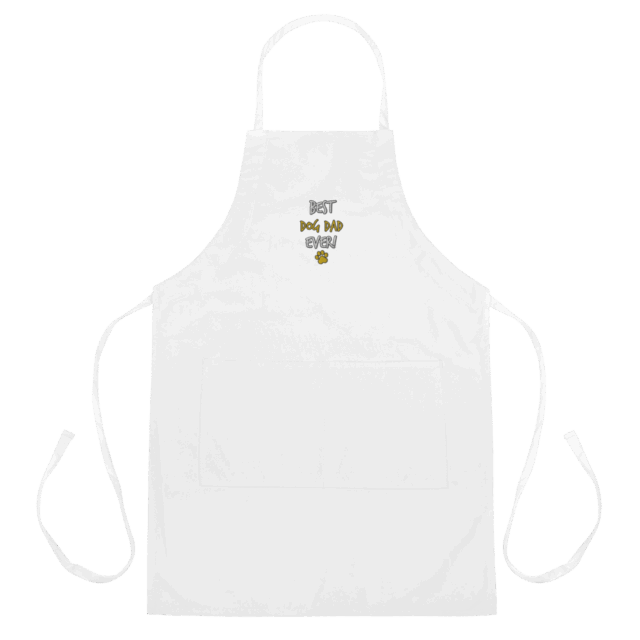 Embroidered Apron Best Dog Dad - Image 2
