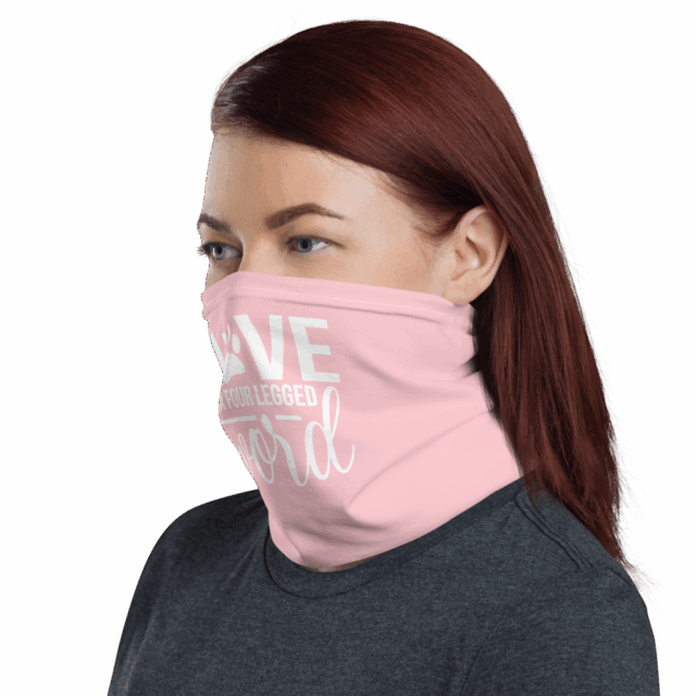 Neck Gaiter Pink Love - Image 3