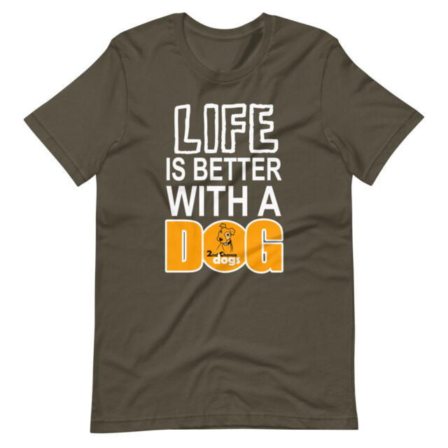 Short-Sleeve Unisex T-Shirt Life Is Better with a DOG - Image 4