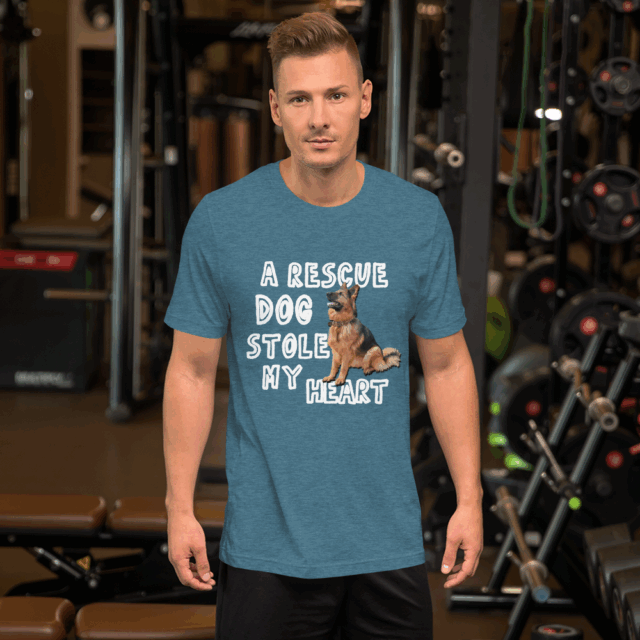 Short-Sleeve Unisex T-Shirt Rescue GSD - Image 3