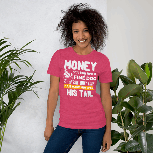 Short-Sleeve Unisex T-Shirt Money cant buy you love - Image 3