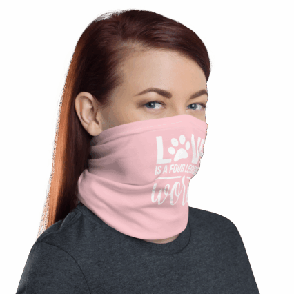 Neck Gaiter Pink Love