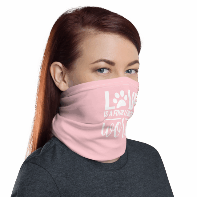 Neck Gaiter Pink Love