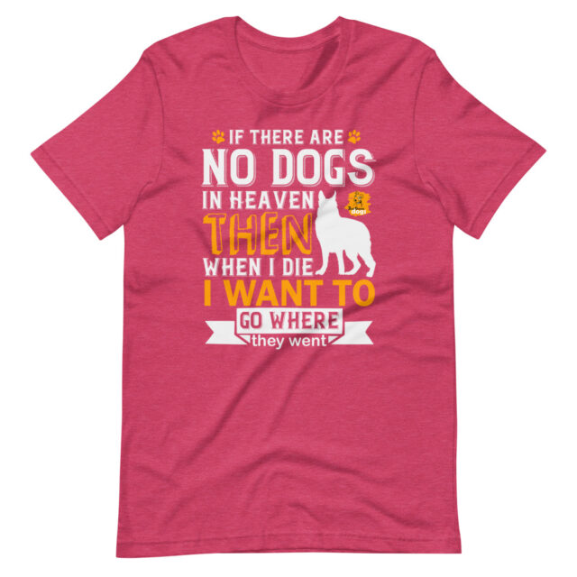 Short-Sleeve Unisex T-Shirt Dog in Heaven - Image 7