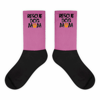 Socks Rescue Dog Mom