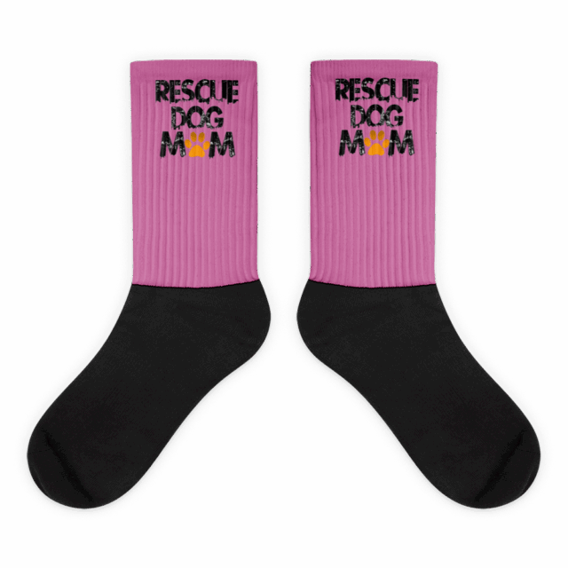 Socks Rescue Dog Mom