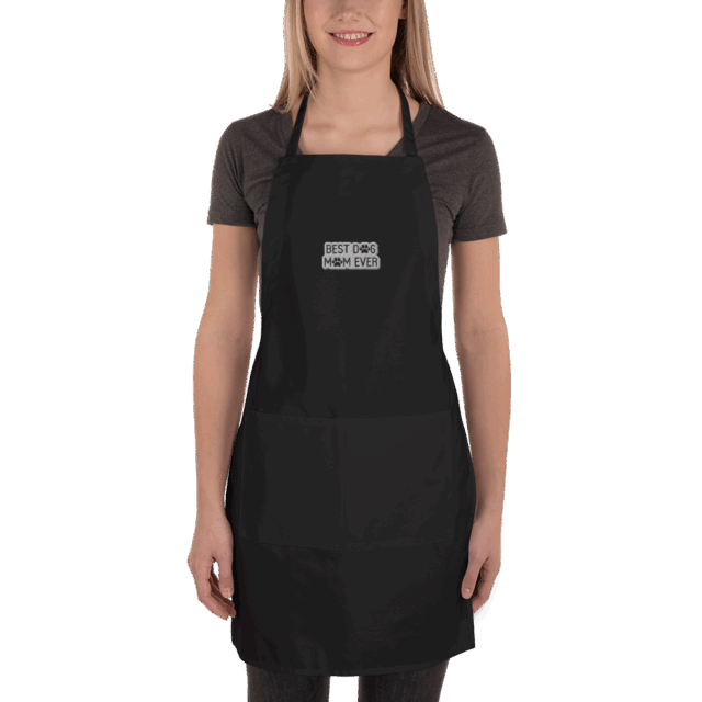 Embroidered Apron Chef White - Image 2