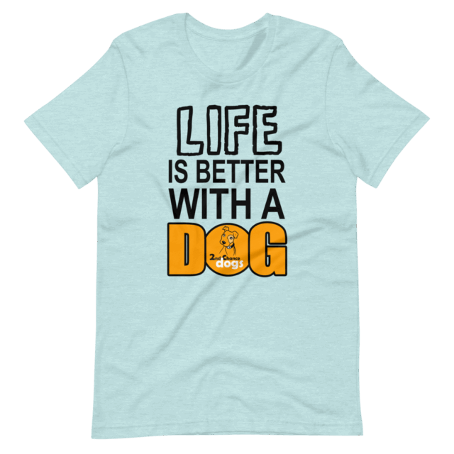 Short-Sleeve Unisex T-Shirt Life is better with a DOG - Image 5