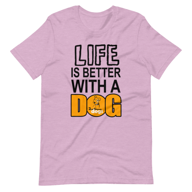 Short-Sleeve Unisex T-Shirt Life is better with a DOG - Image 6