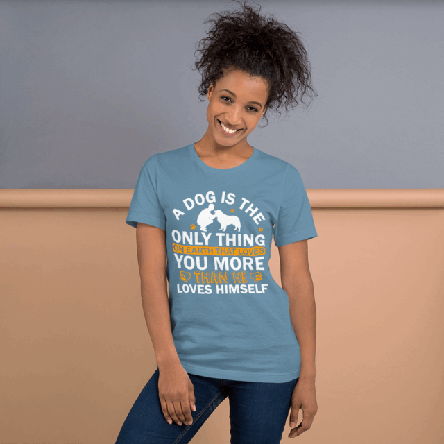 Short-Sleeve Unisex T-Shirt Dogs Love - Image 2