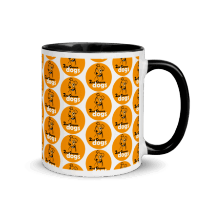 Mug with Color Inside 2nd Chance Dogs Logo Raffle