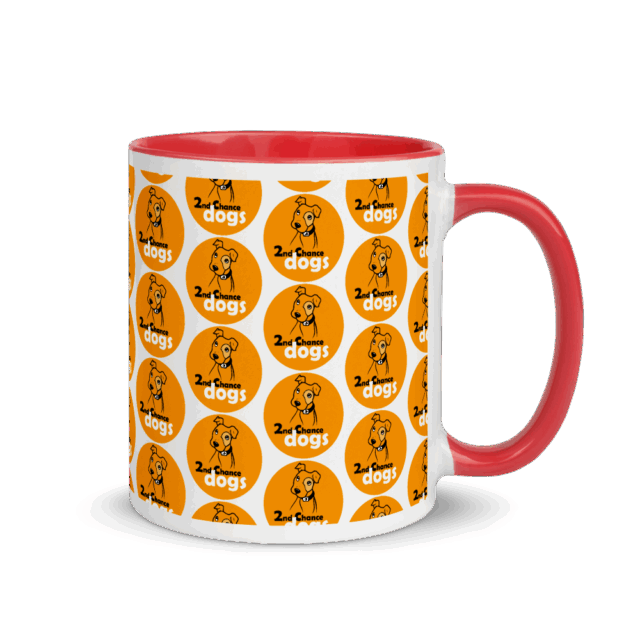 Mug with Color Inside 2nd Chance Dogs Logo - Image 11
