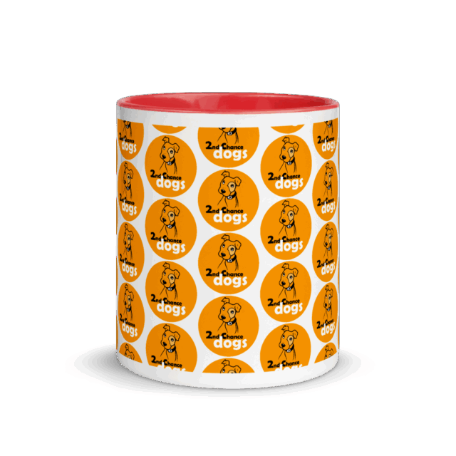 Mug with Color Inside 2nd Chance Dogs Logo - Image 12