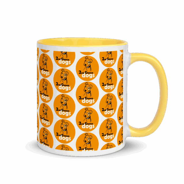 Mug with Color Inside 2nd Chance Dogs Logo - Image 8