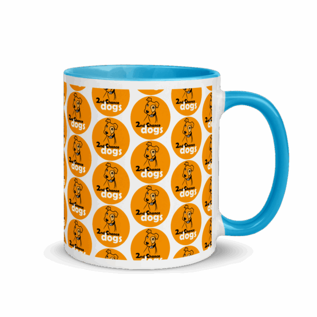 Mug with Color Inside 2nd Chance Dogs Logo - Image 5