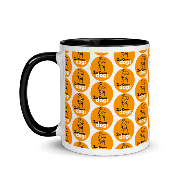 Mug with Color Inside 2nd Chance Dogs Logo - Image 4