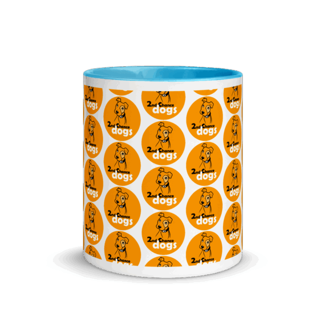 Mug with Color Inside 2nd Chance Dogs Logo - Image 6