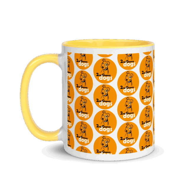 Mug with Color Inside 2nd Chance Dogs Logo - Image 10